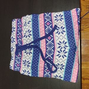 Muk Luks pj bottom 2xl pink and blue